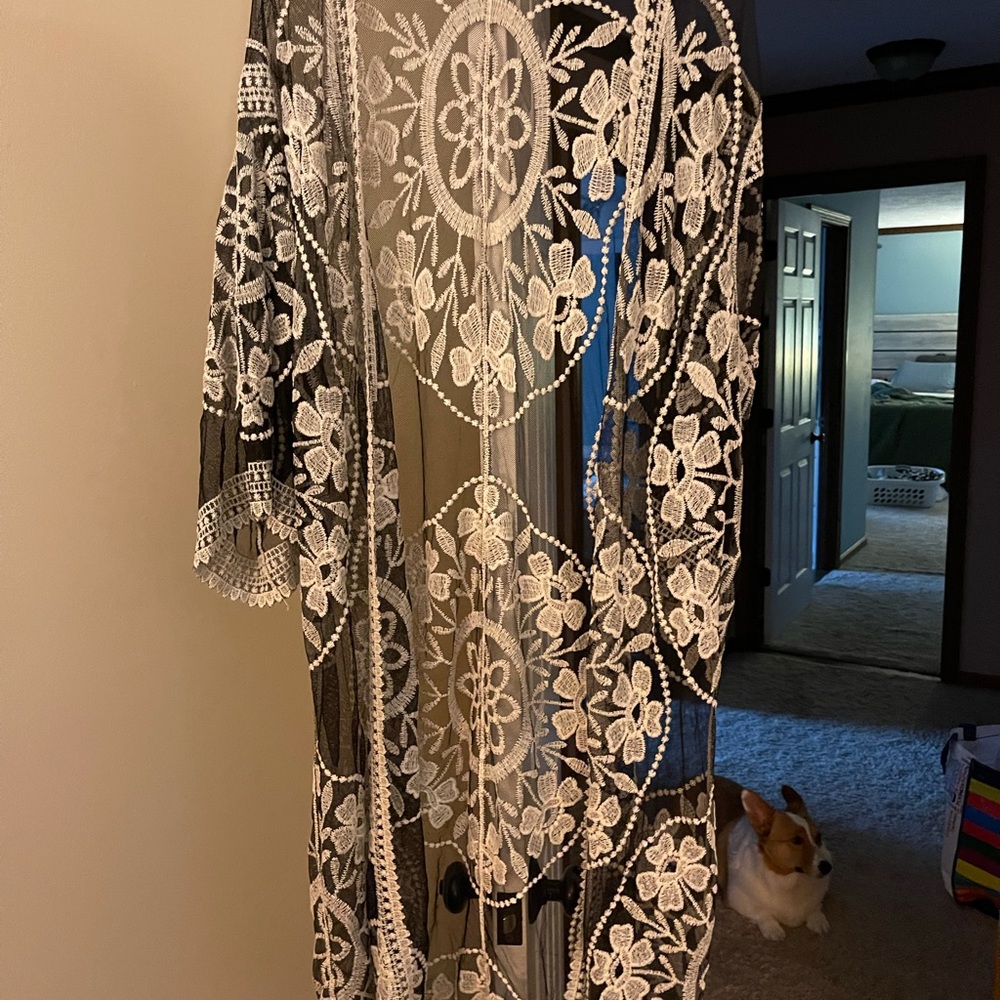 Lace cover up